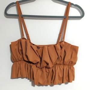 Kortni Jeane ruffle bikini top, XL